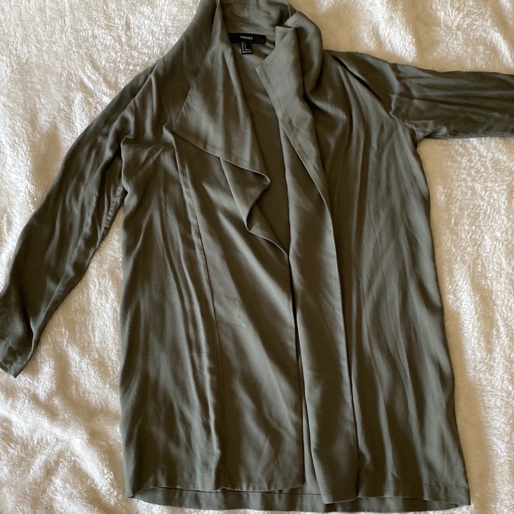 Olive cardigan
